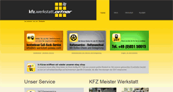 Desktop Screenshot of kfz-werkstatt-ortner.de